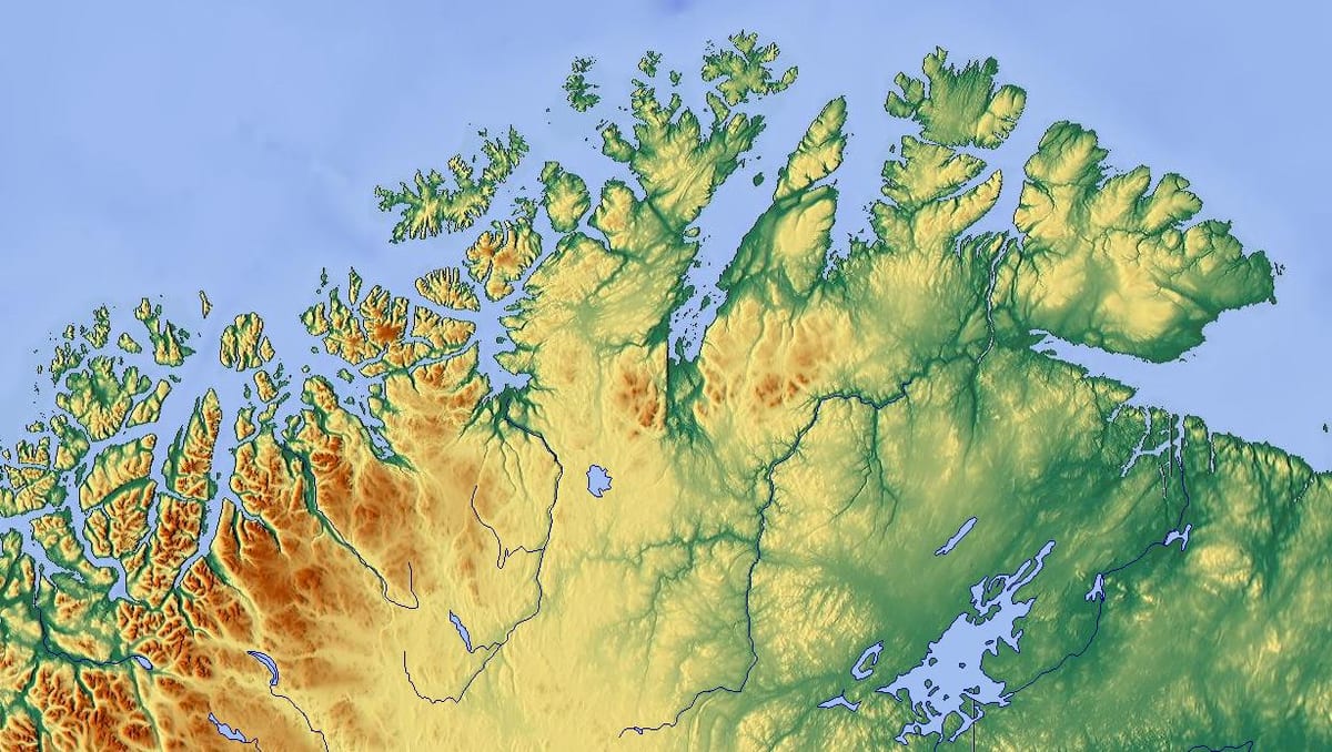 nord Norvegia mappa