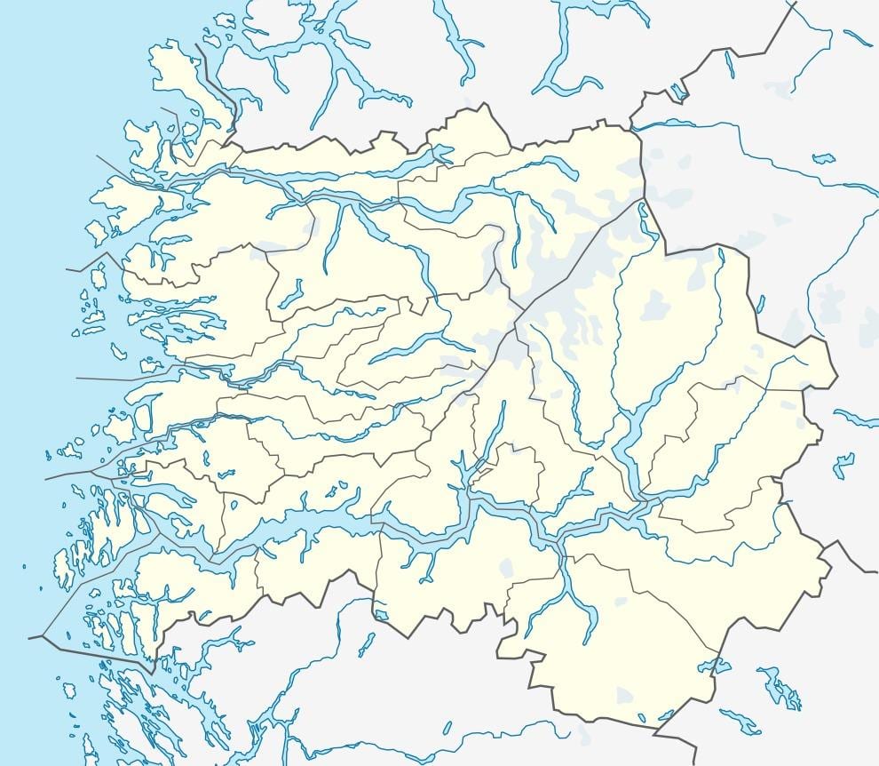Mappa di olden, Norvegia