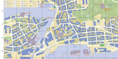 Alesund, Norvegia mappa della città