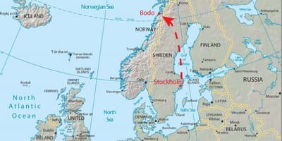Mappa di bodo, Norvegia