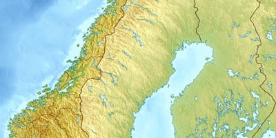 Mappa di cloud Norvegia