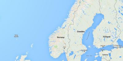 Mappa norvegia Norvegia