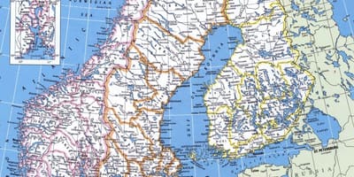 Ma di Norvegia autostrada