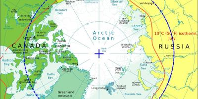 Artico in Norvegia mappa