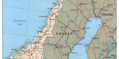 Guida mappa di Norvegia