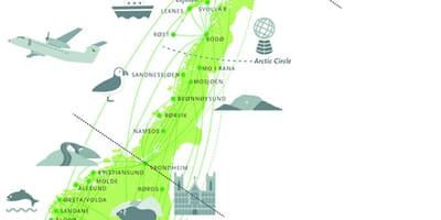Norvegia attrazioni mappa