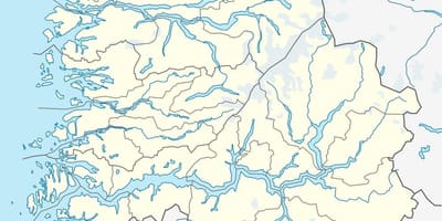 Mappa di olden, Norvegia